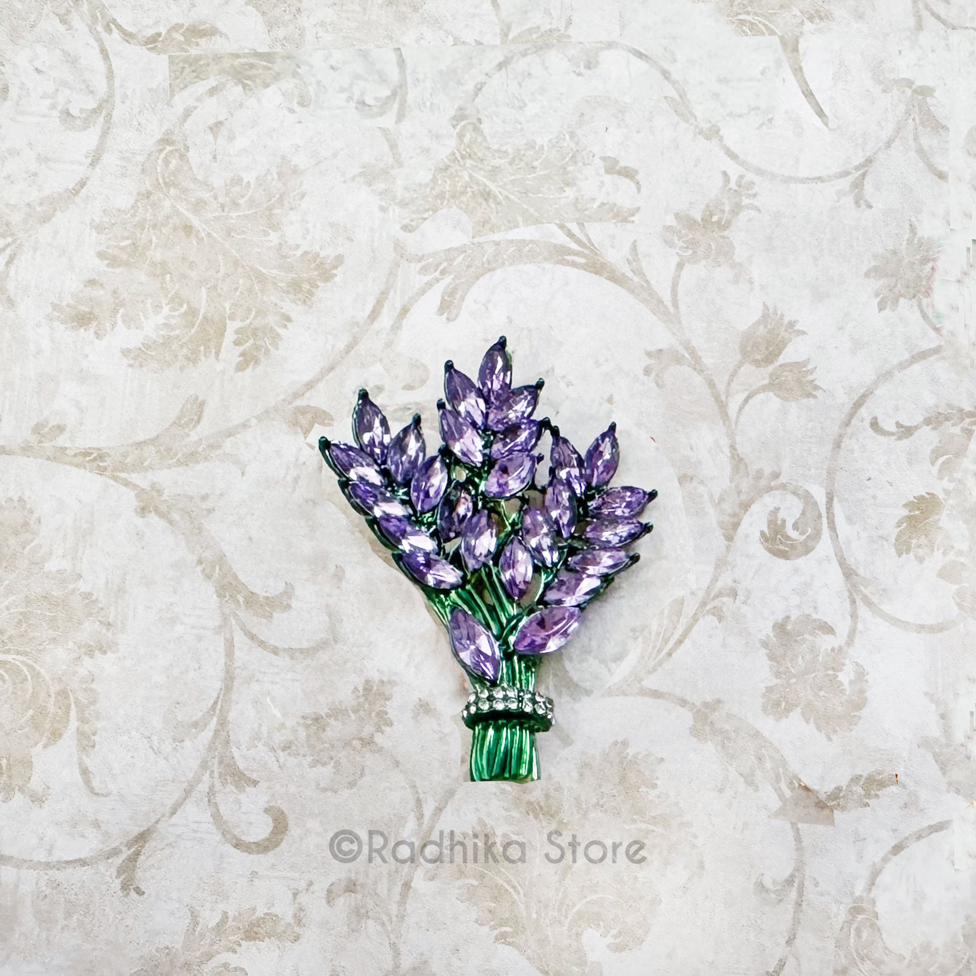 Lavender Flower Bouquet -  Pendants-(Pins) (Copy)