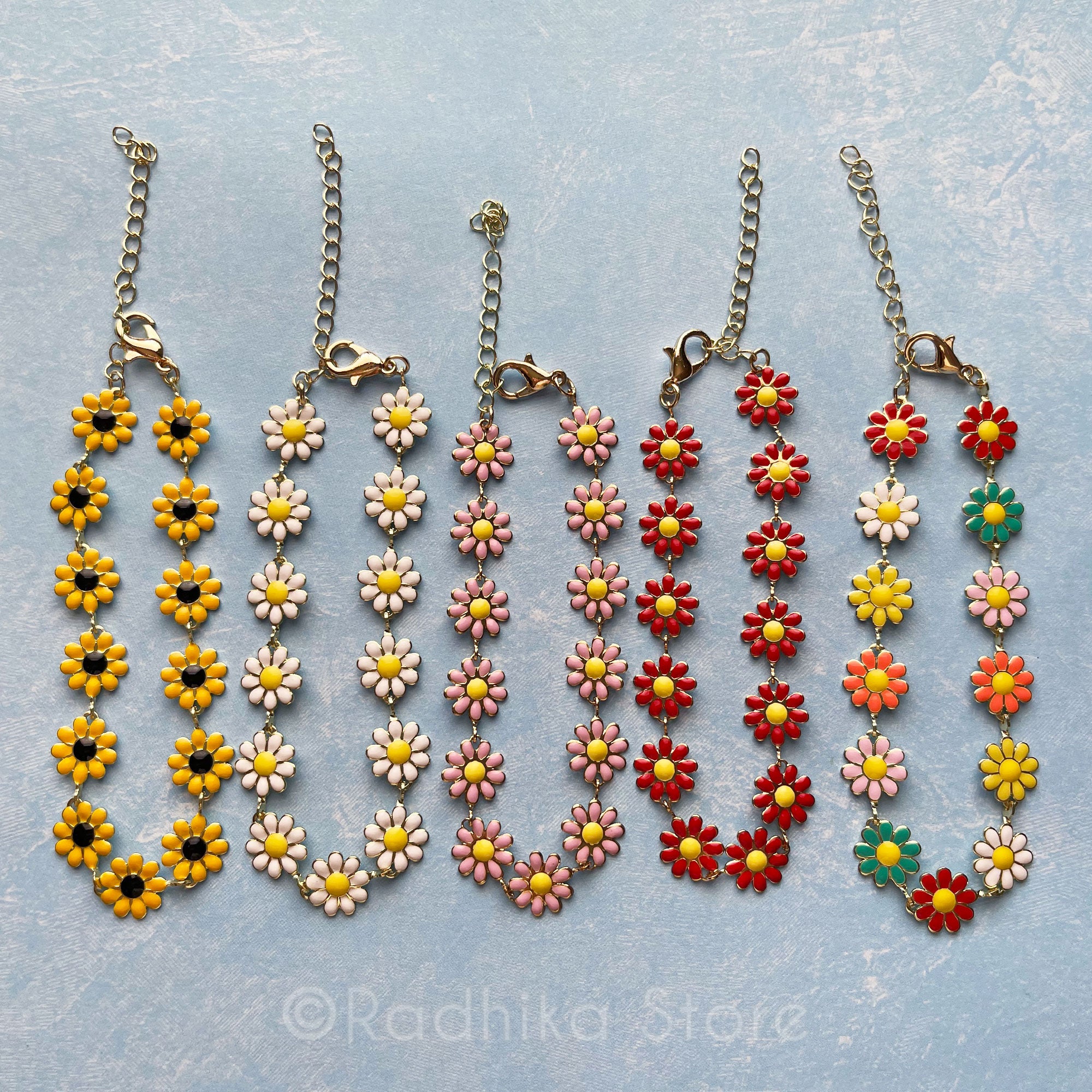 Sweet  Sunflower-Daisy - Deity Necklaces-6 Inch