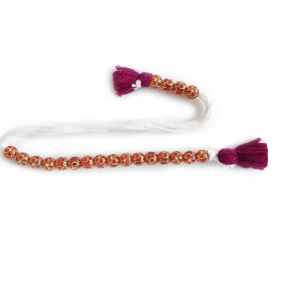 Amber Faux Japa Counting Beads