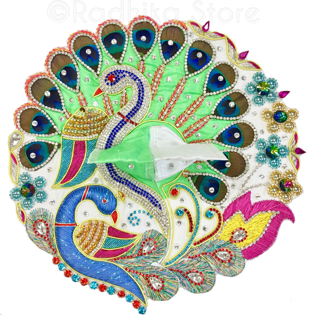 Peacock Parikrama- Laddu Gopal Outfit   5" or  6" Inch Sizes