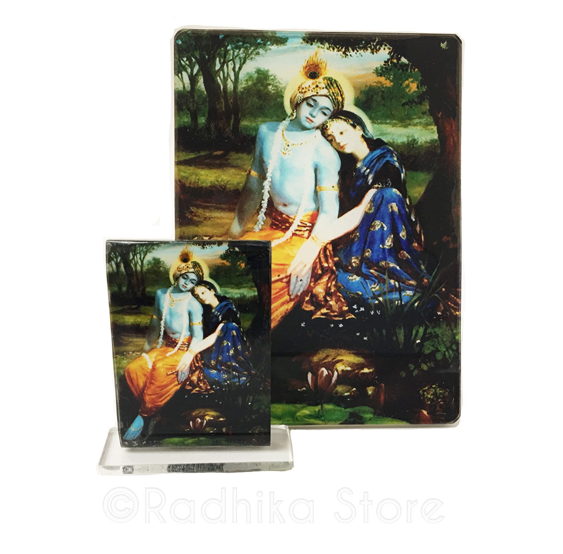 Radha Krishna Love Acrylic Picture-