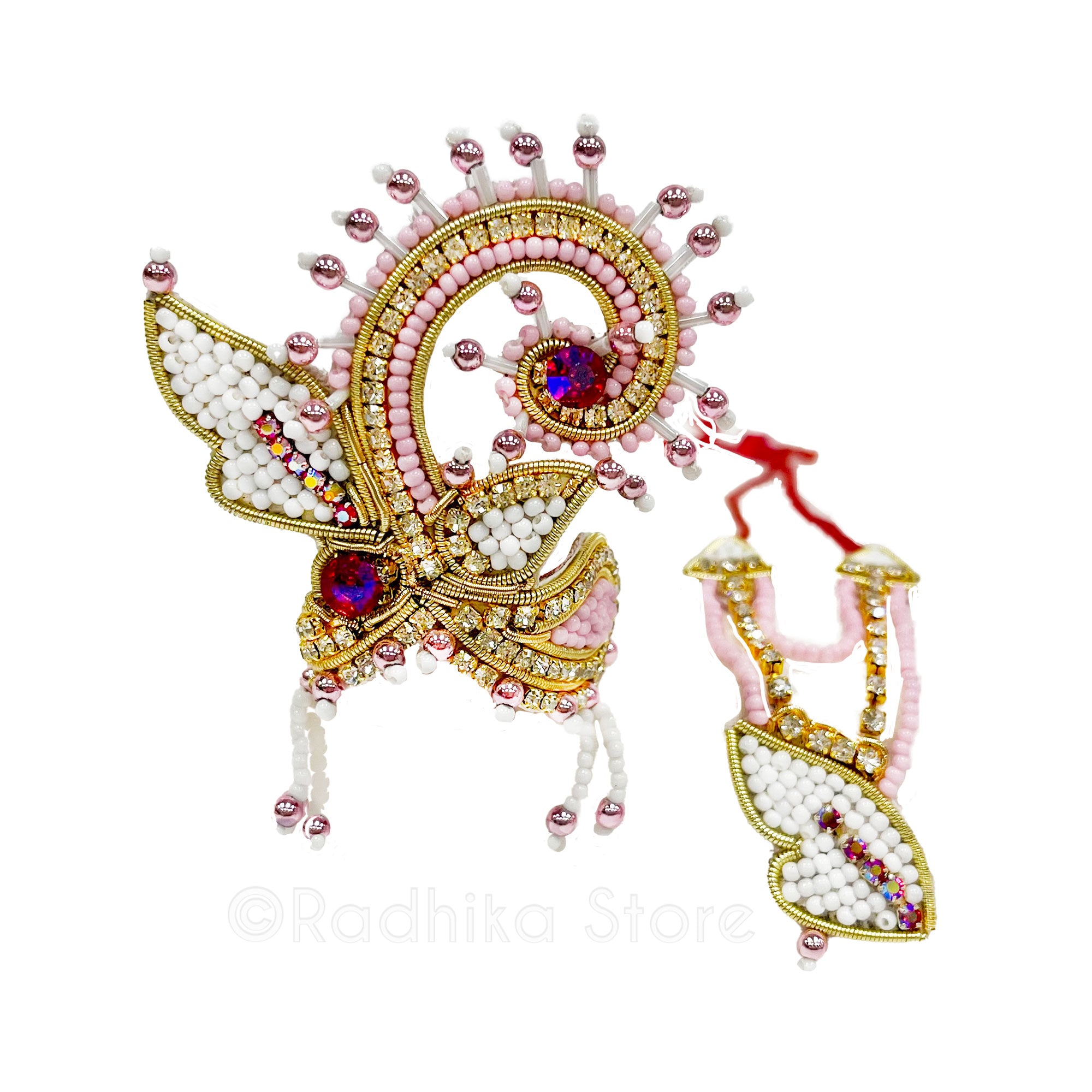 Apsara Kund Swan - Deity Crown and Necklace Set