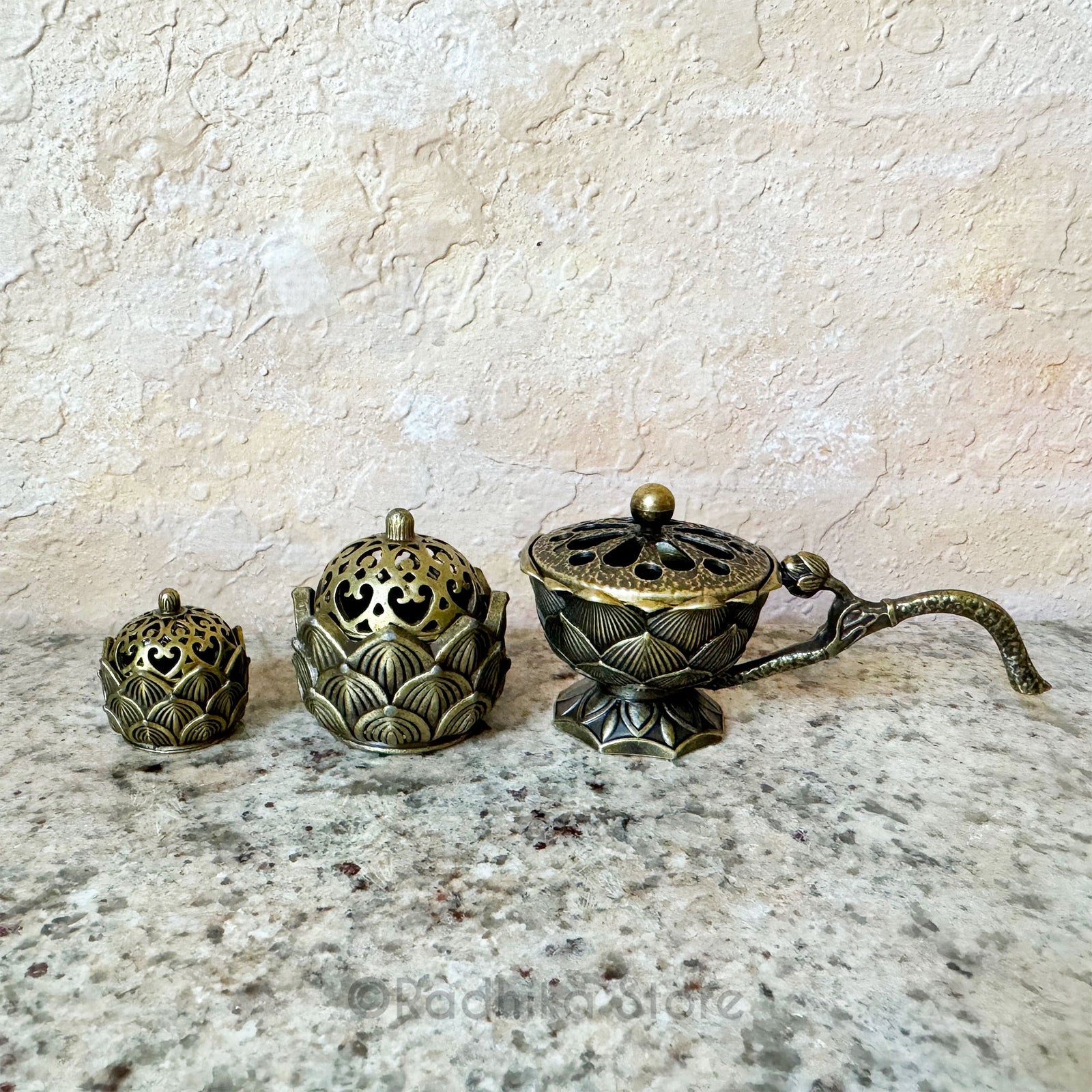 Lotus Design - Cone Incense Burners