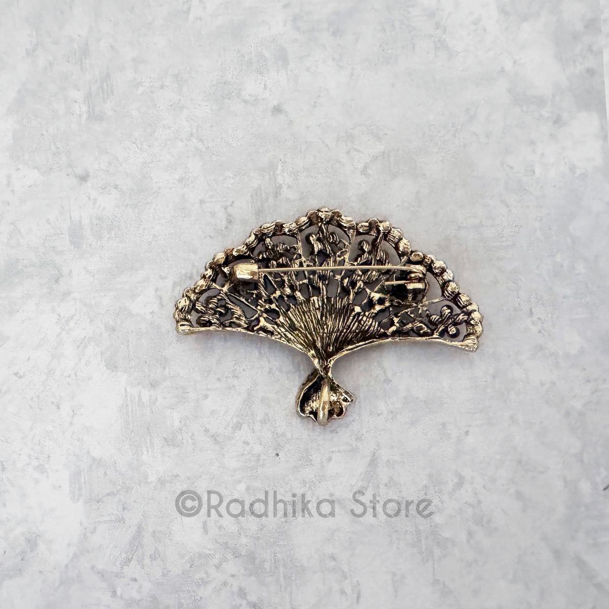 Vrindavan Flower Fan -  Pin