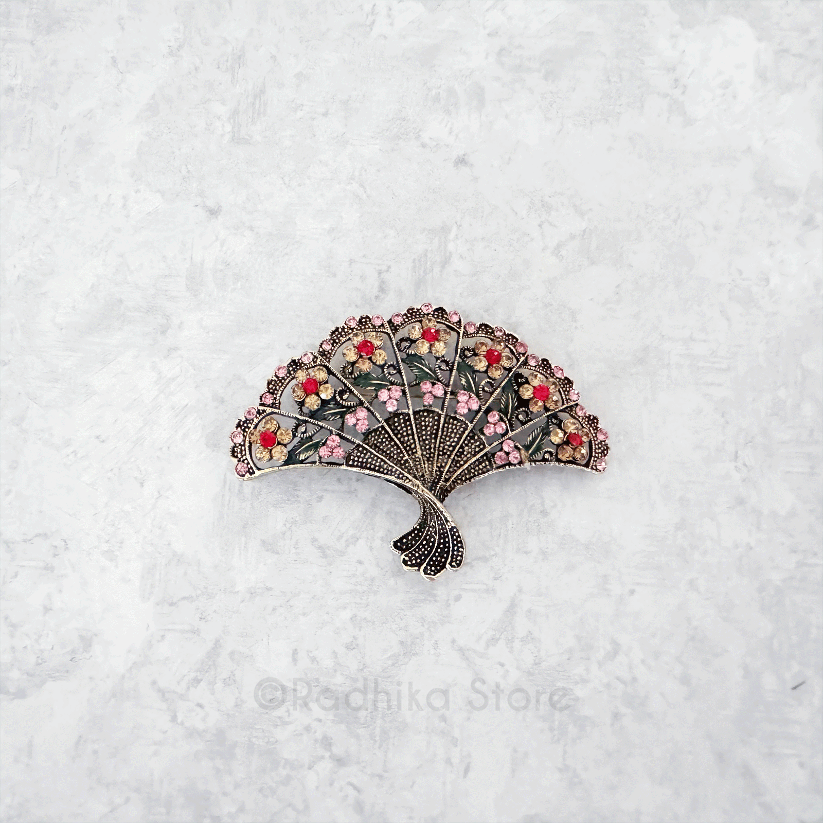 Vrindavan Flower Fan -  Pin