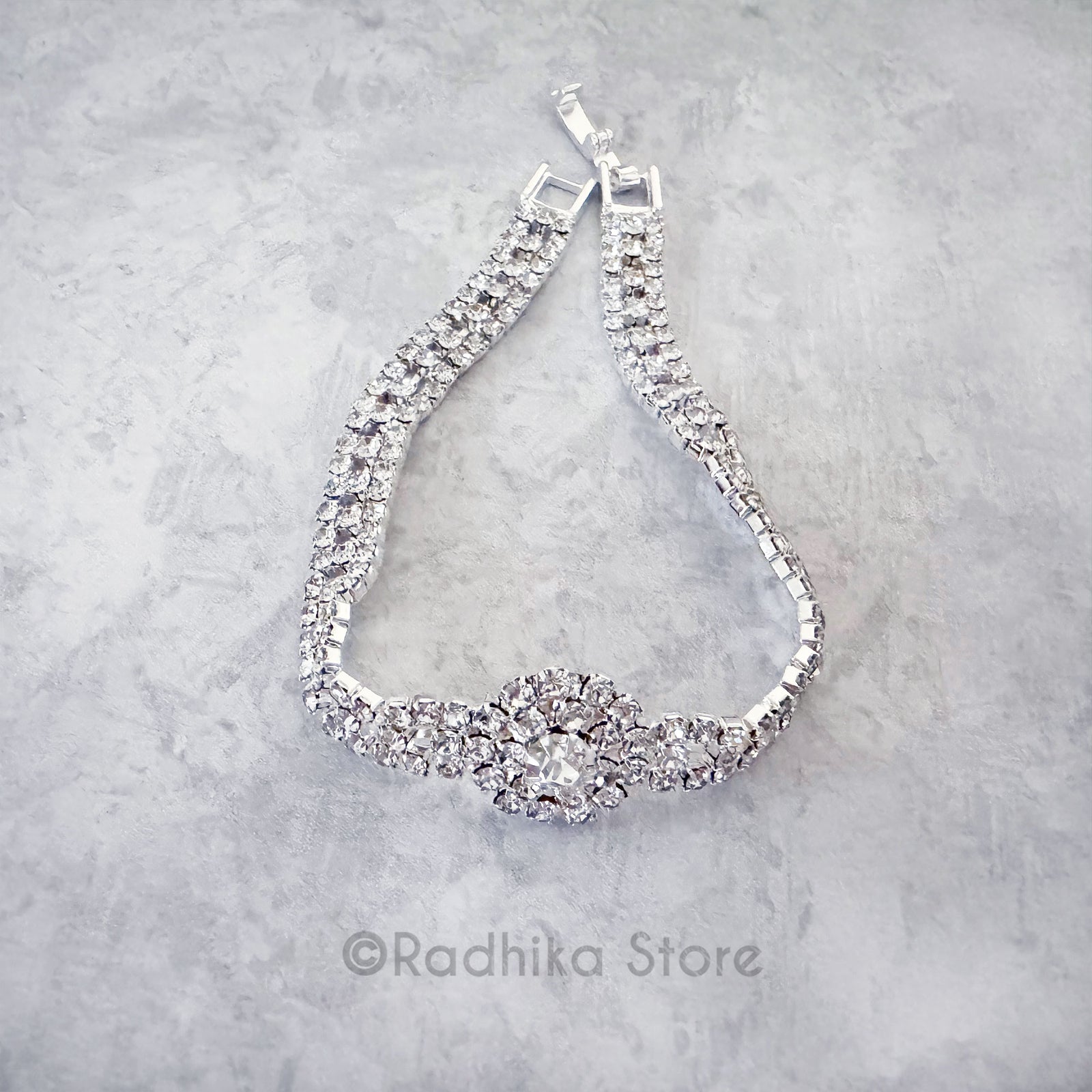 Flower center - Rhinestone Deity Necklaces or Belt