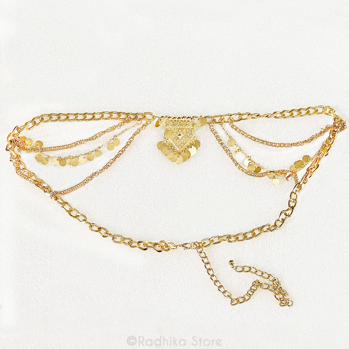 Golden Chain Link Belt