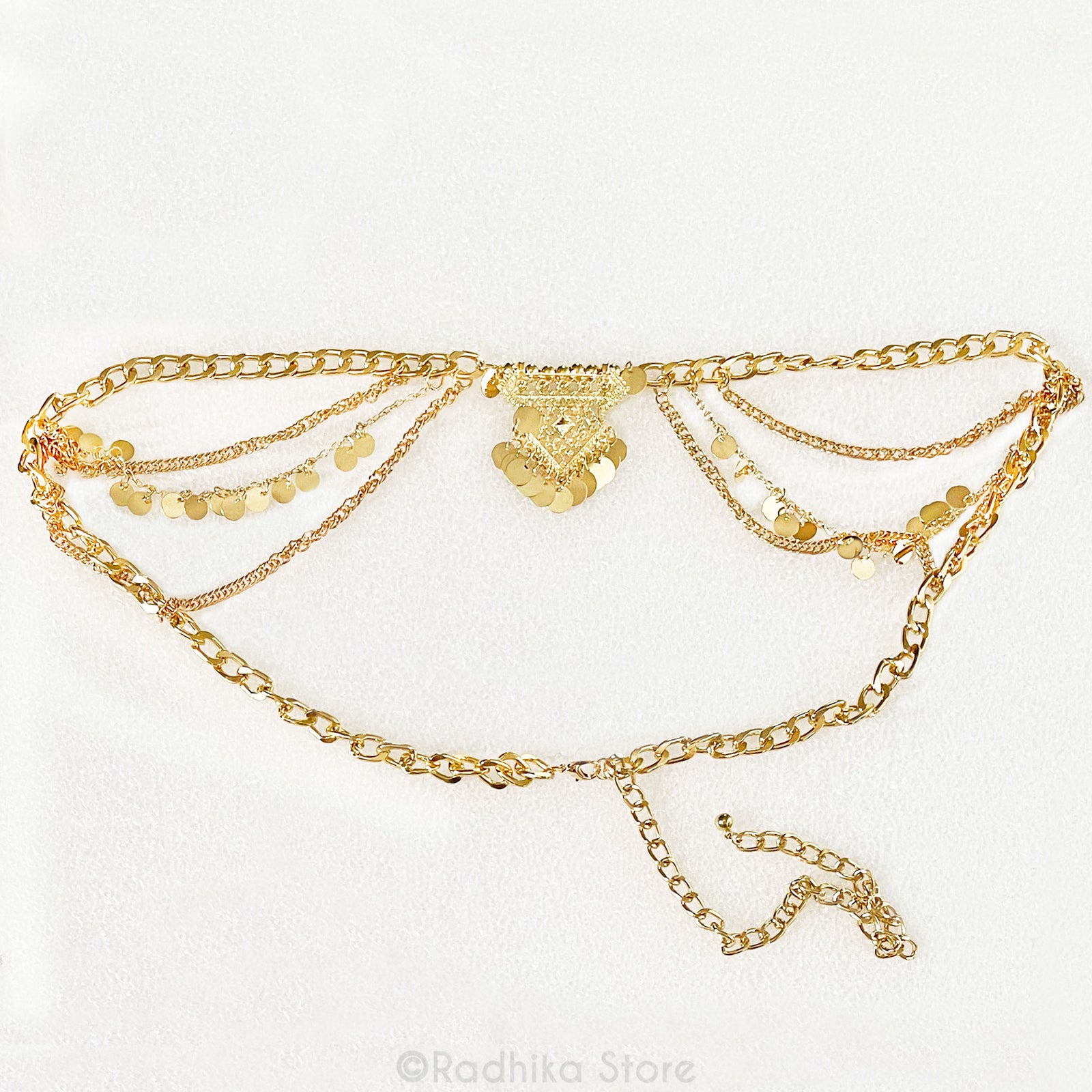 Golden Chain Link Belt