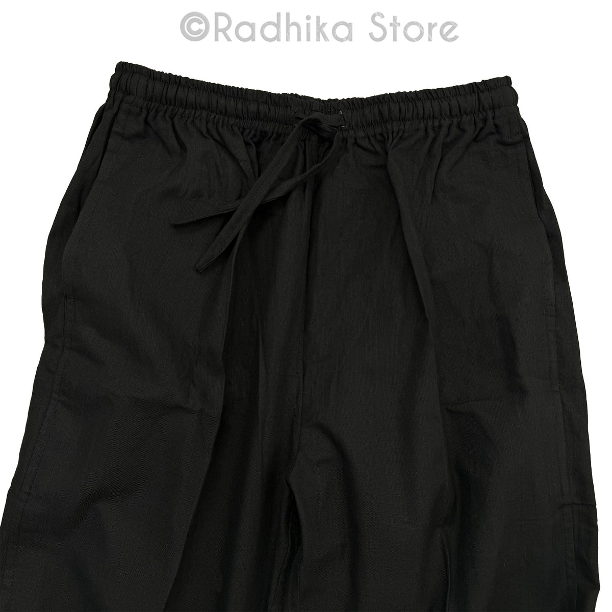 Cotton Yogi Pants - Black - S, M, L, Xl, 2XL