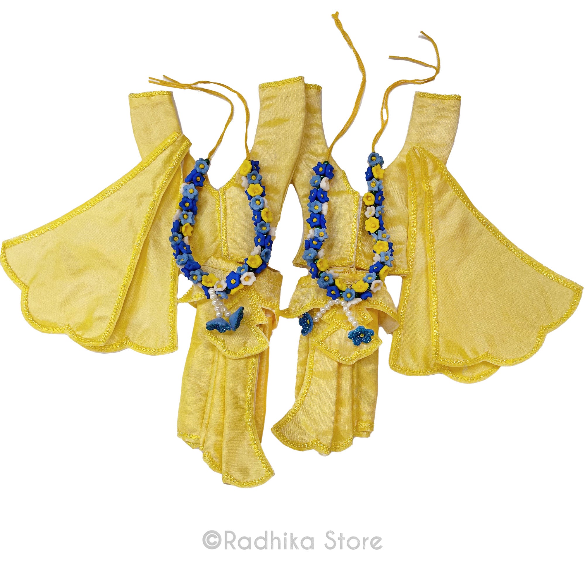 Blissful Golden Moon - Gaura Nitai Deity Outfit