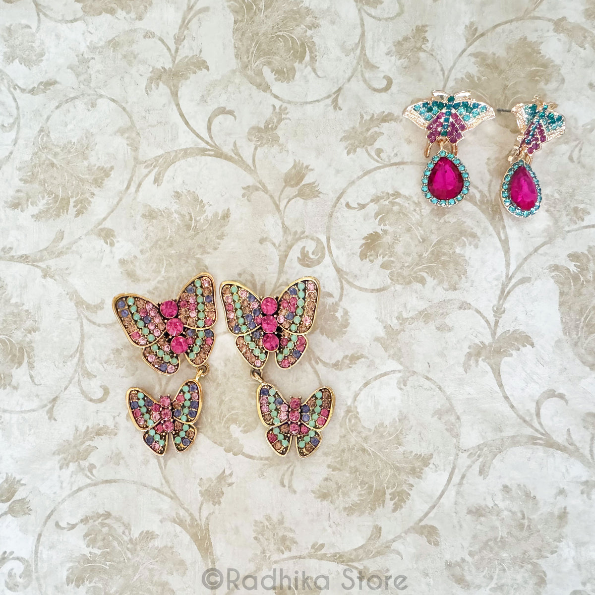 Goloka Butterfly - Earrings