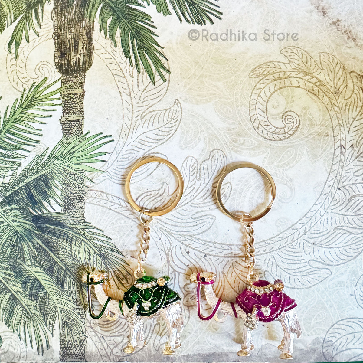 Indias Camels - Key Chains -  Choose Color