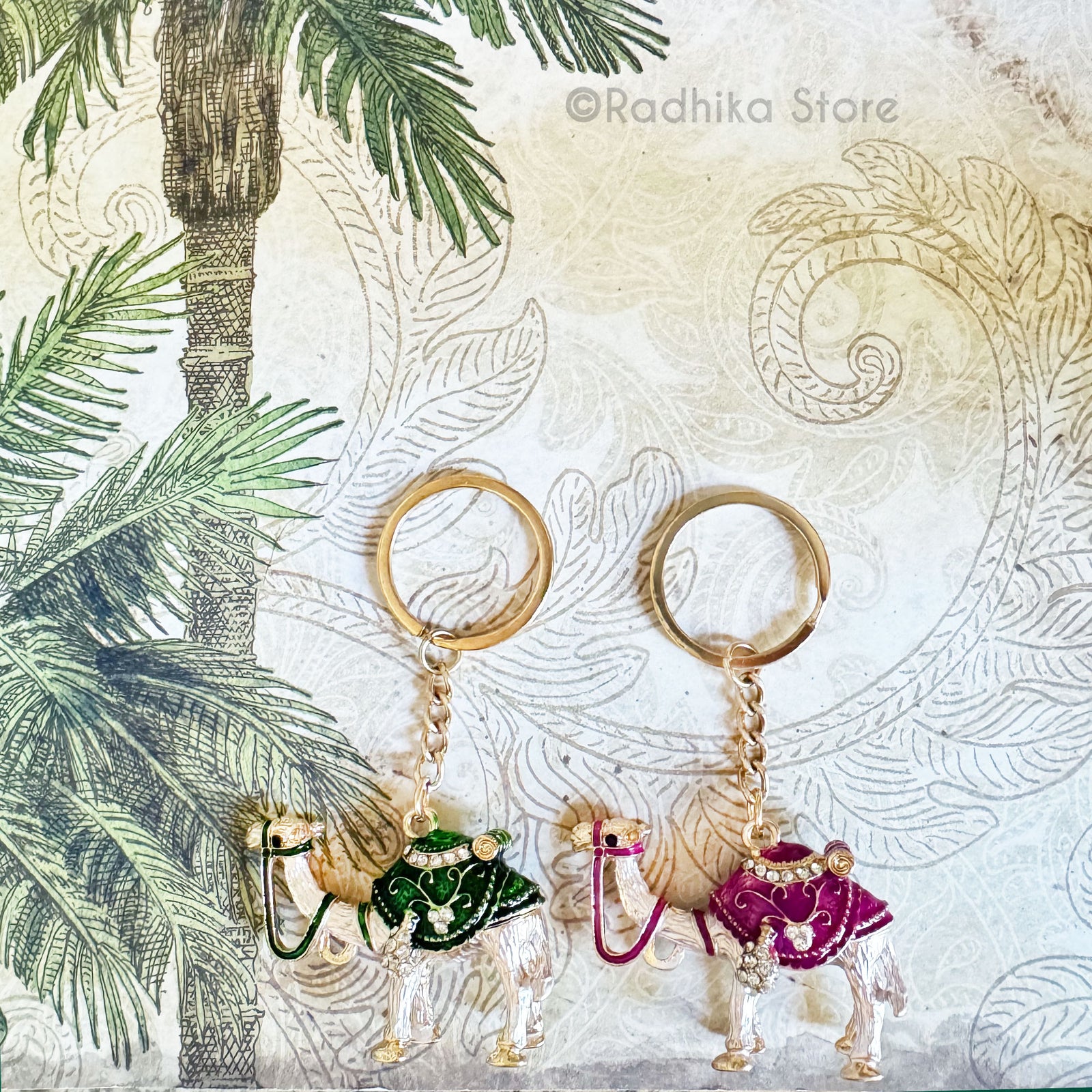 Indias Camels - Key Chains -  Choose Color