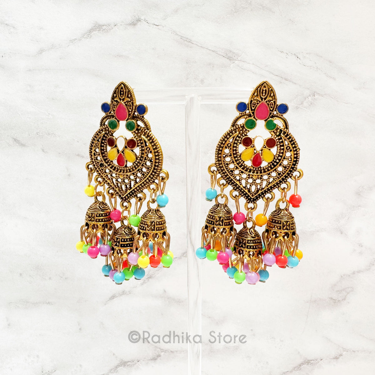 Candy Jhumka - Earrings
