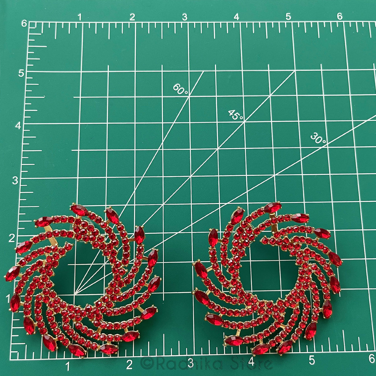 Effulgent Chakra- Large Deity Earrings