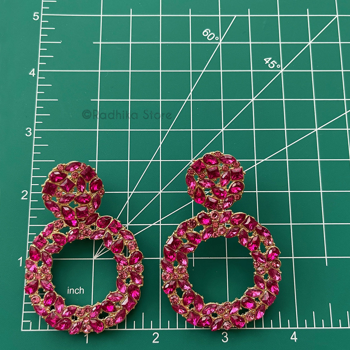 Effulgent Gems - Large Deity Earrings -