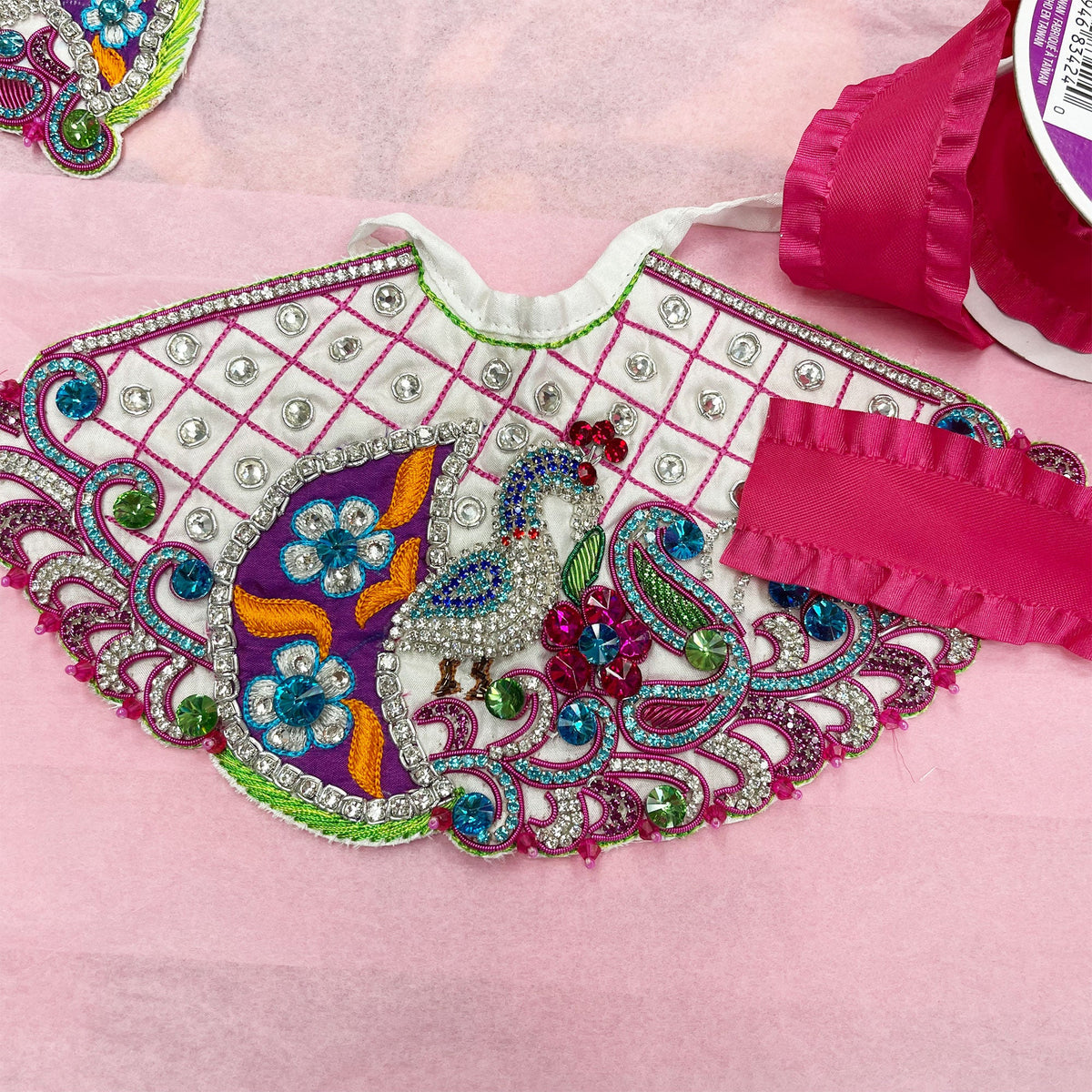 Embellishment Wide Ruffles For Deity Outfits