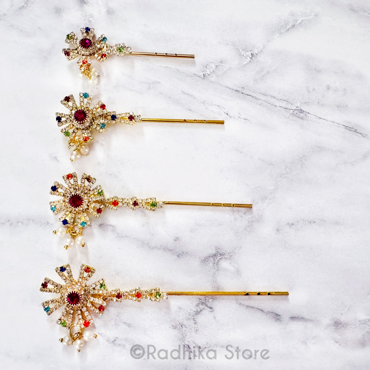 Golden Polestar Flute With Fuchsia Center