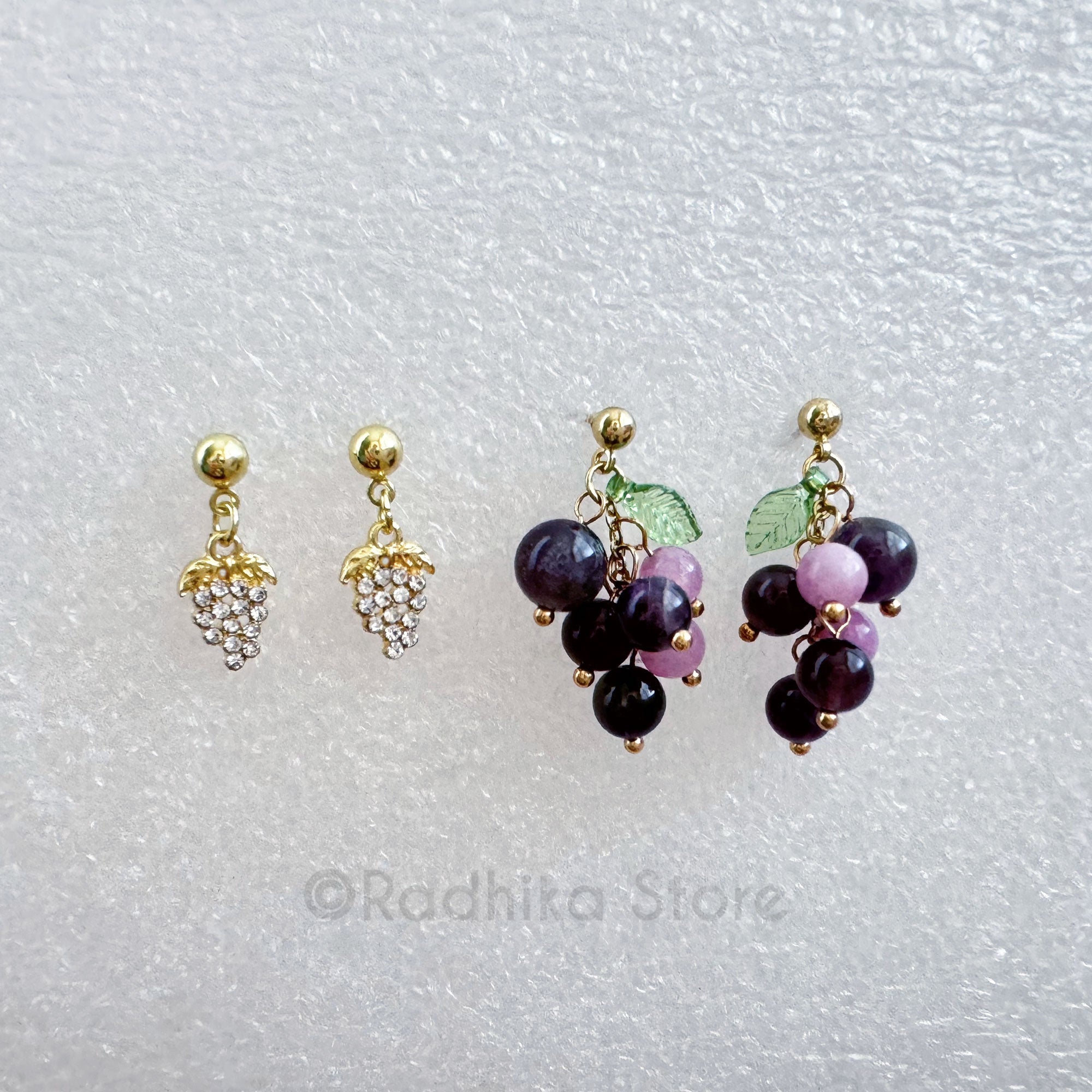Sweet Grape Earrings