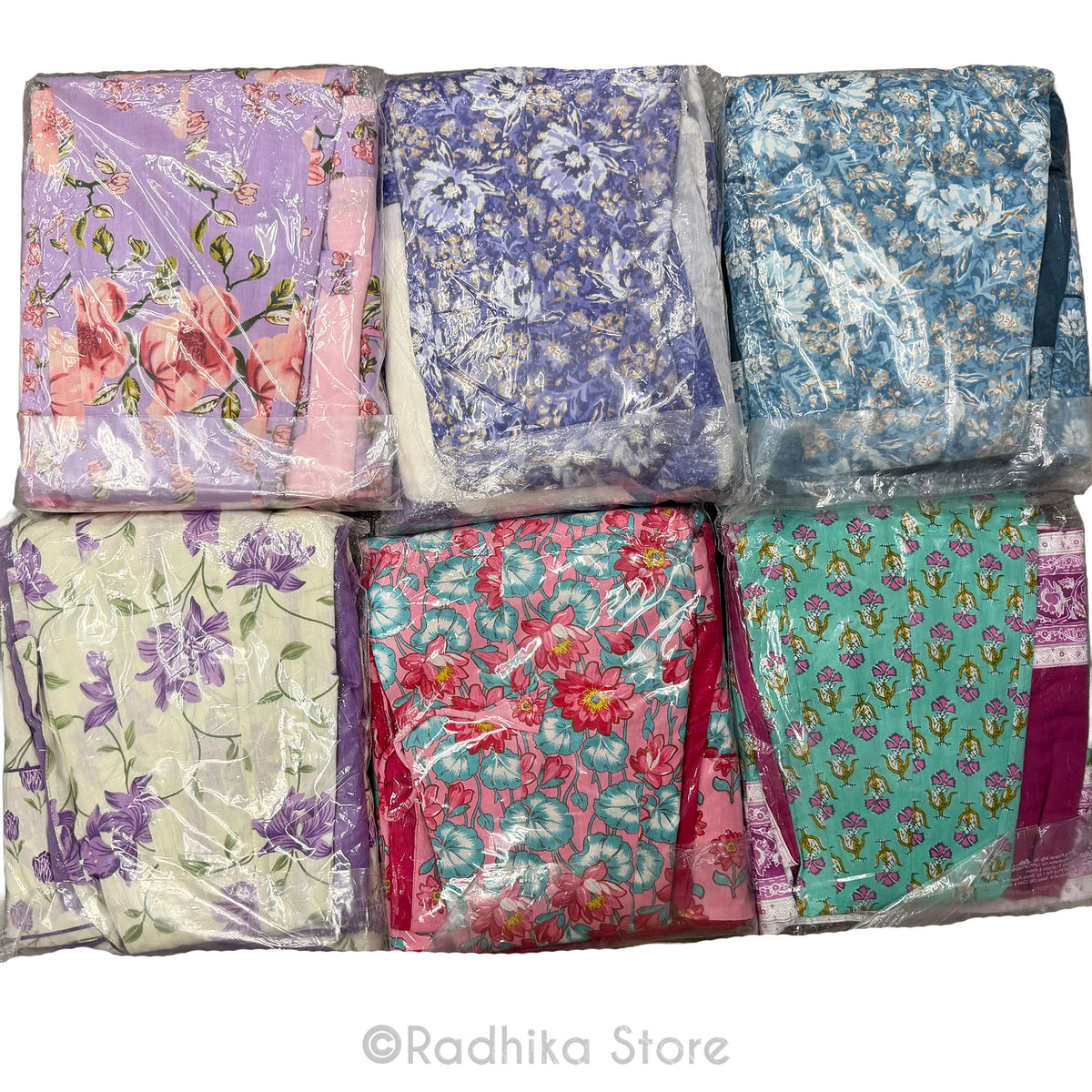 Choose Style - Cotton Screen Print- Gopi Skirt Sets -  SIze Small