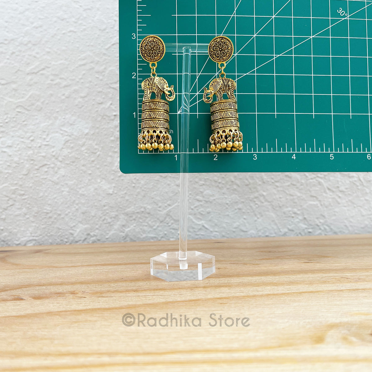 Hastinapur  Elephants - Jhumka - Earrings