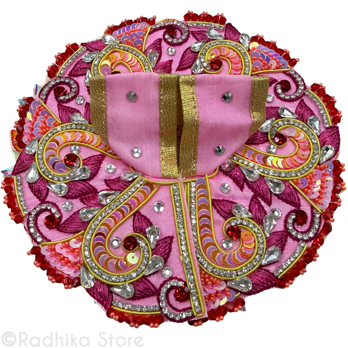 Dancing And Twirling In Pink - Laddu Gopal Outfit