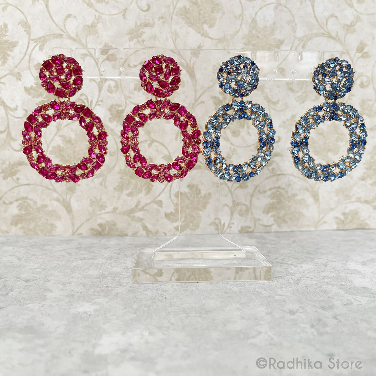 Effulgent Gems - Large Deity Earrings -