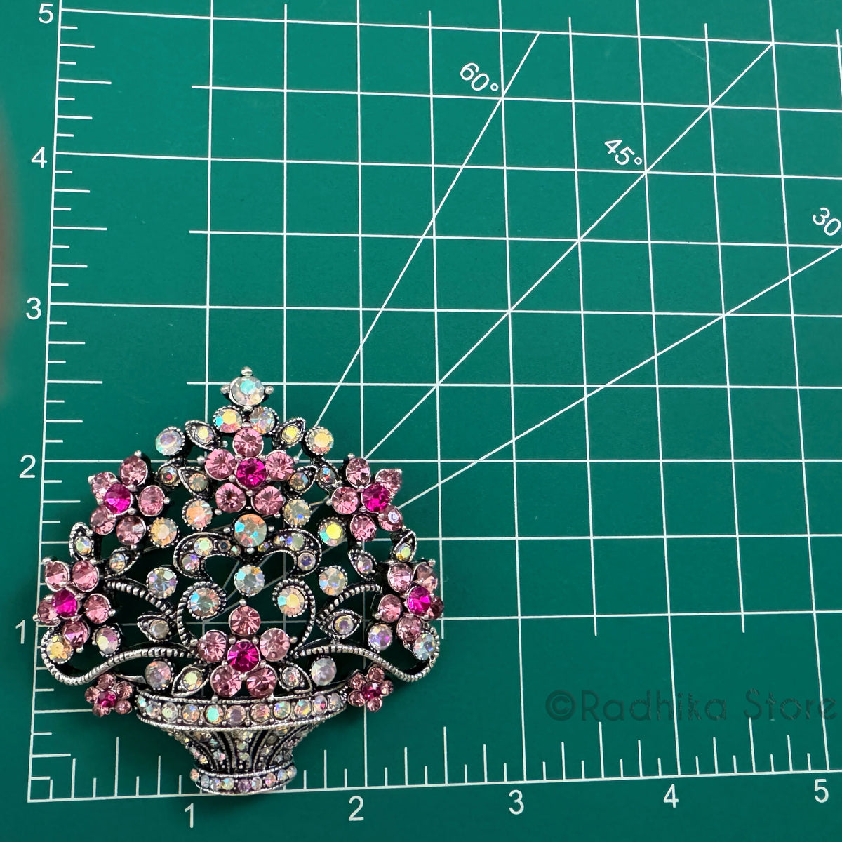 Large Blooming Flower Vase  -  Pendants-(Pins)