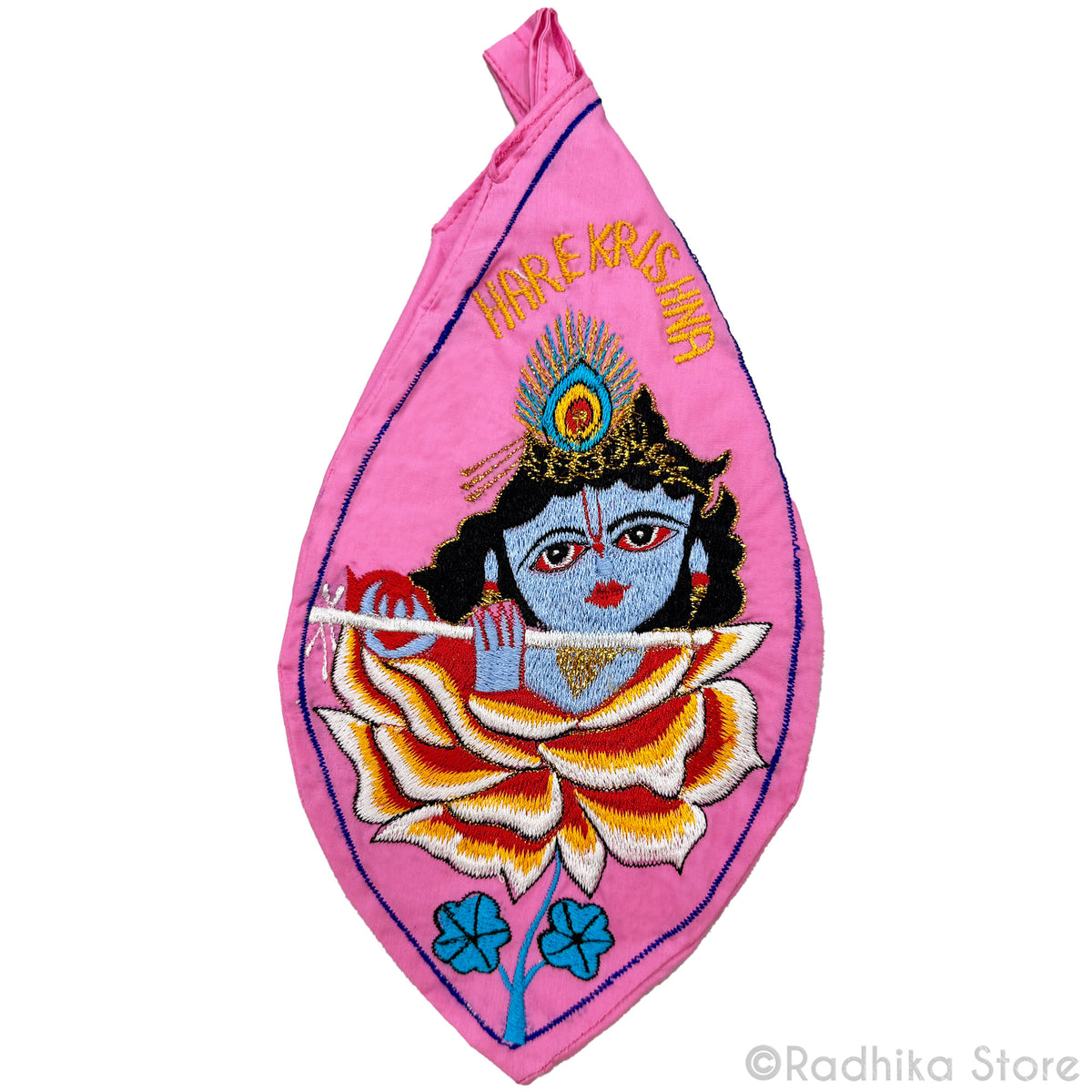 Hare Krishna Maha Mantra Bead Bag-Pastel Colors