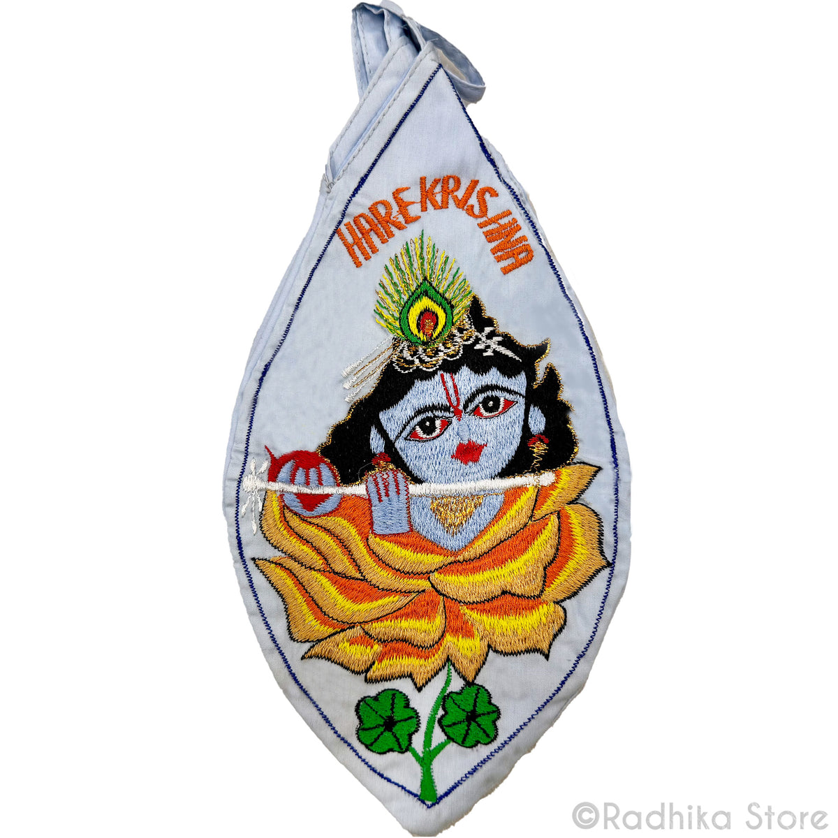 Hare Krishna Maha Mantra Bead Bag-Pastel Colors