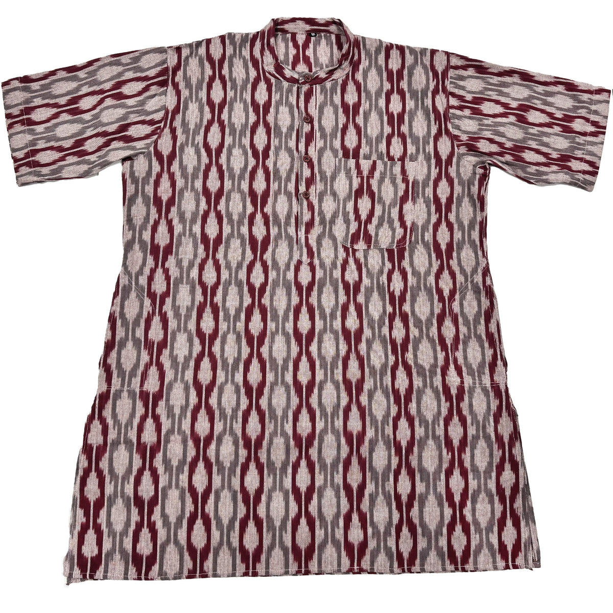Maroon  and Gray Tweed -  Cotton Kurtas - S-M-L