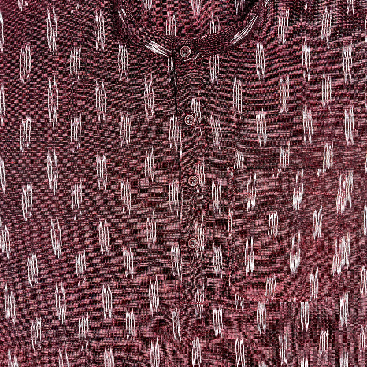 Maroon Tweed -  Cotton Kurtas - S-M-L