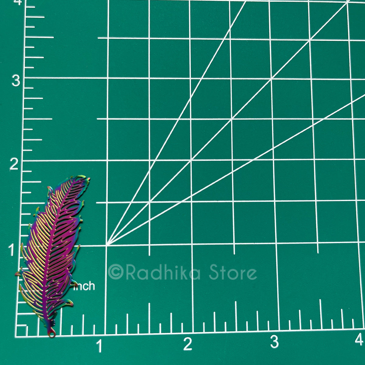 Oxidized Metal Feather Set Of 2