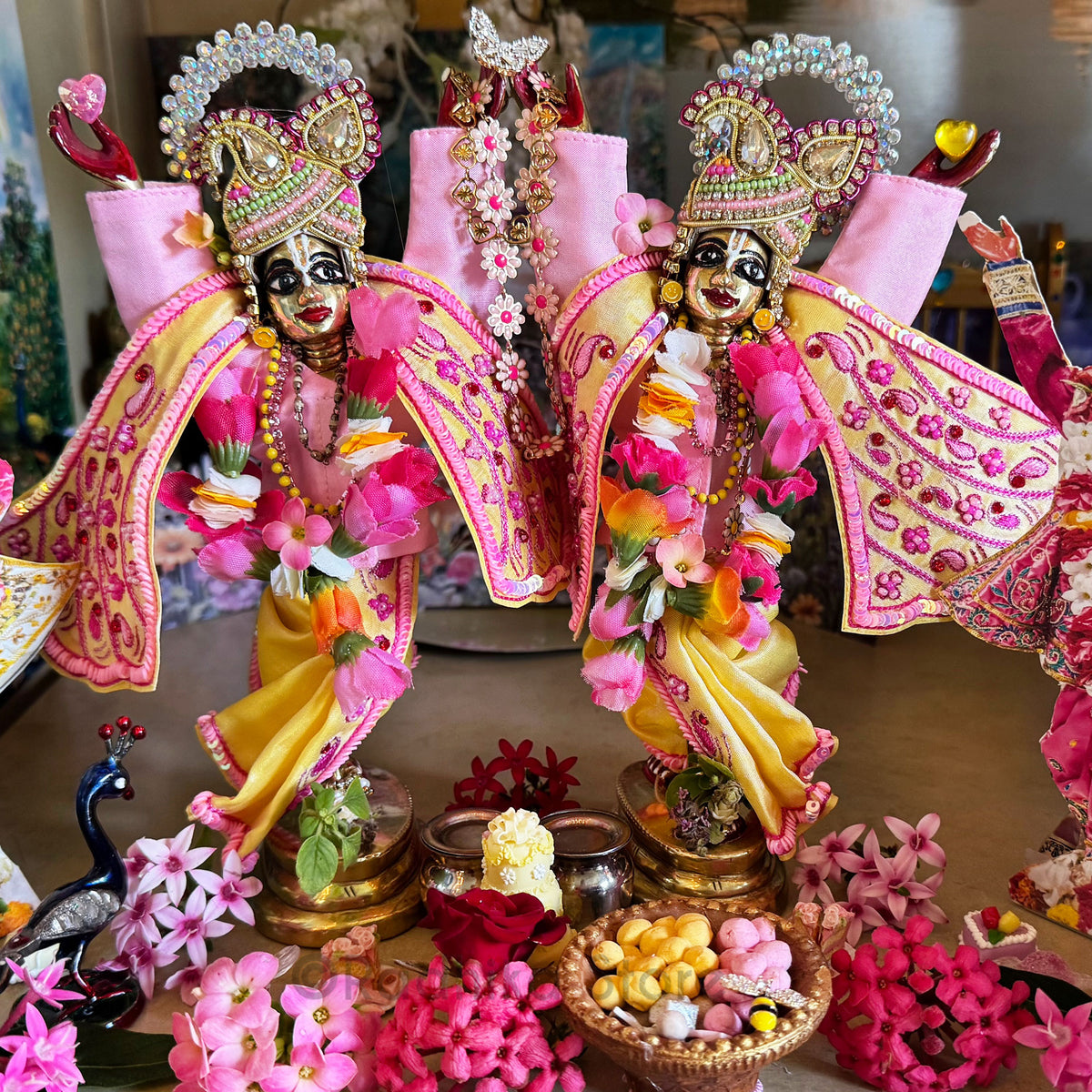 Colorful Circles of Love - Rhinestone  Effulgence/Earrings