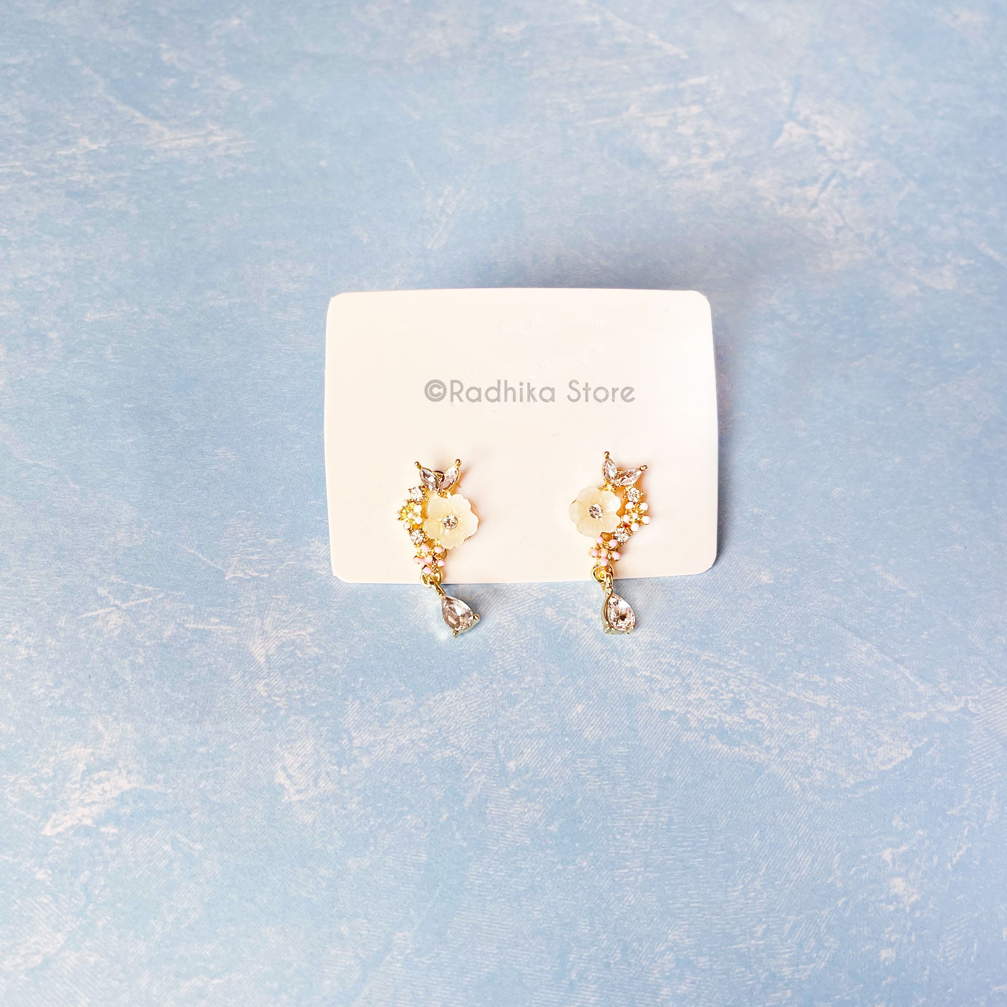 Nectar Drop Flower Earrings