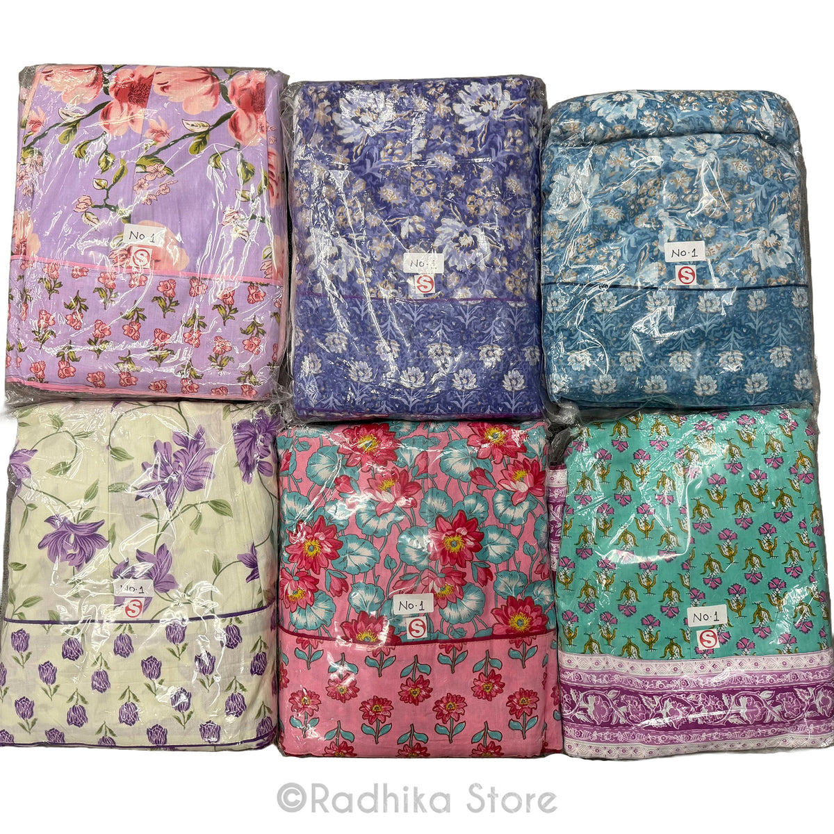 Choose Style - Cotton Screen Print- Gopi Skirt Sets -  SIze Small