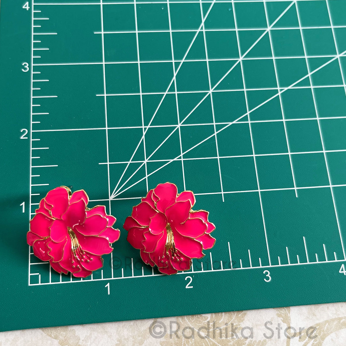 Blooming Lilly Flower Earrings