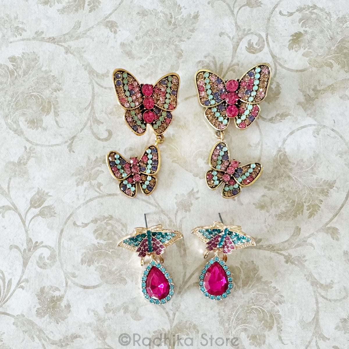 Goloka Butterfly - Earrings