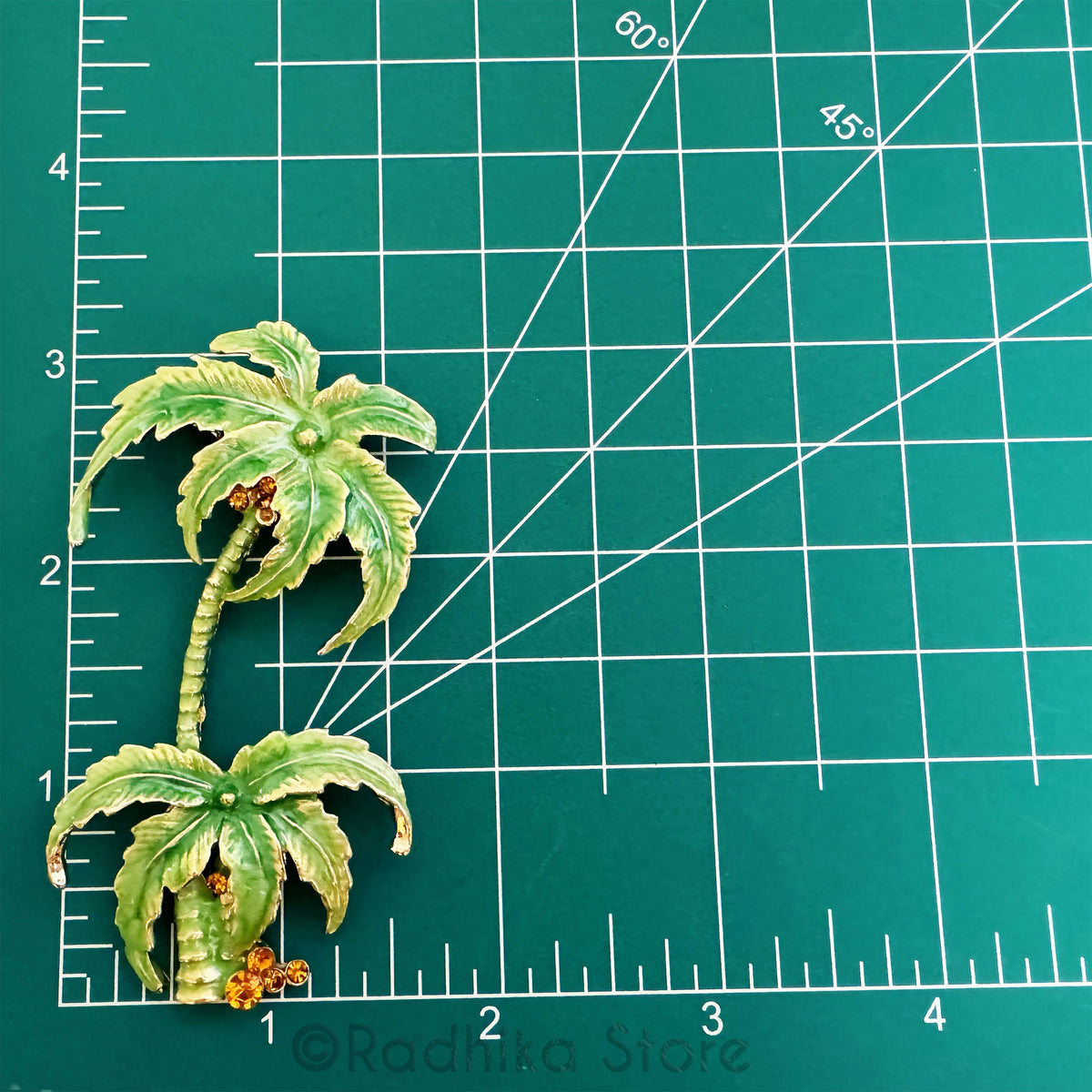 Mayapur Palm Trees -  Pendant-(Pin)