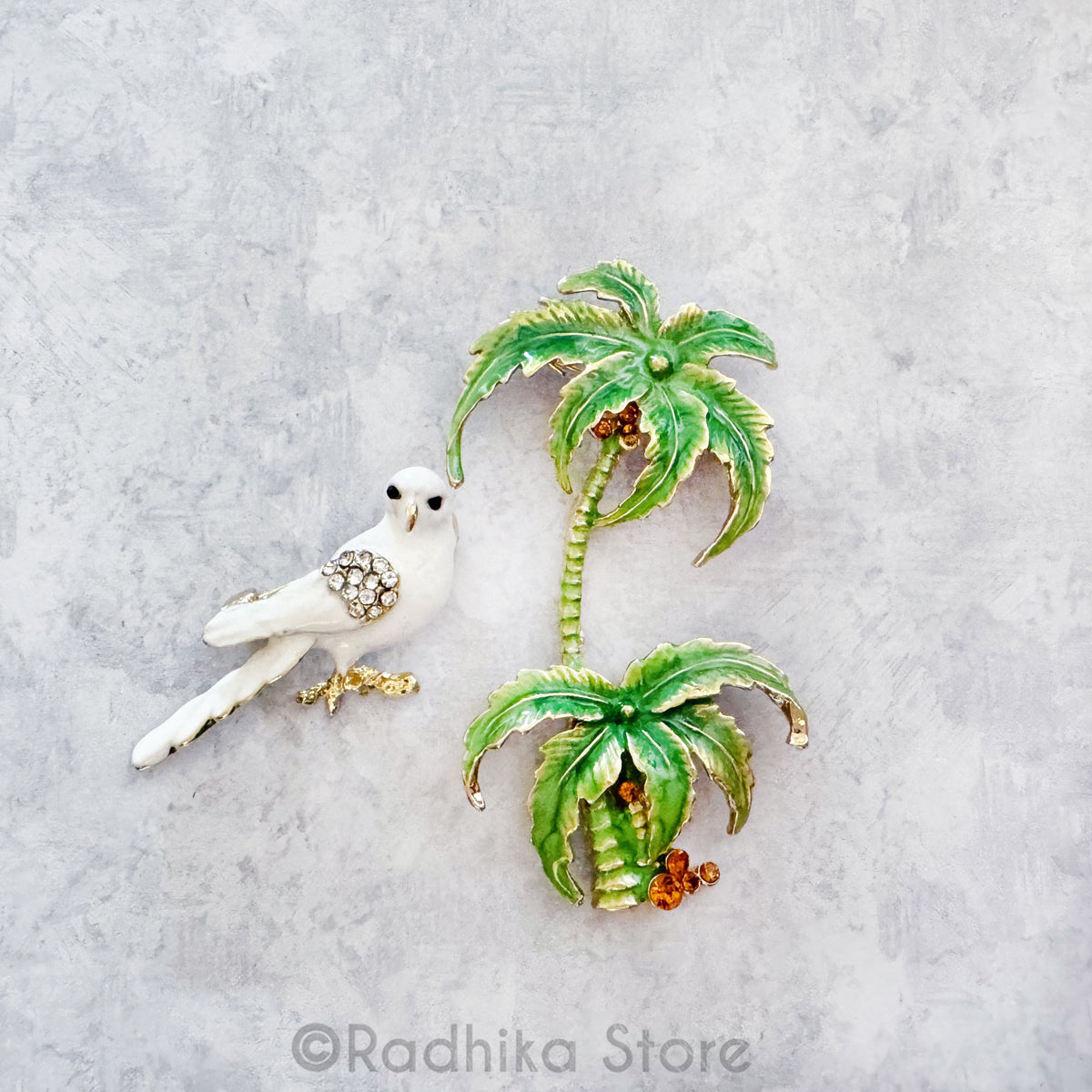Mayapur Palm Trees -  Pendant-(Pin)