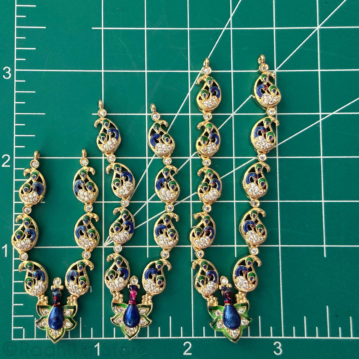 Peacock Chandrika -  Deity Necklace