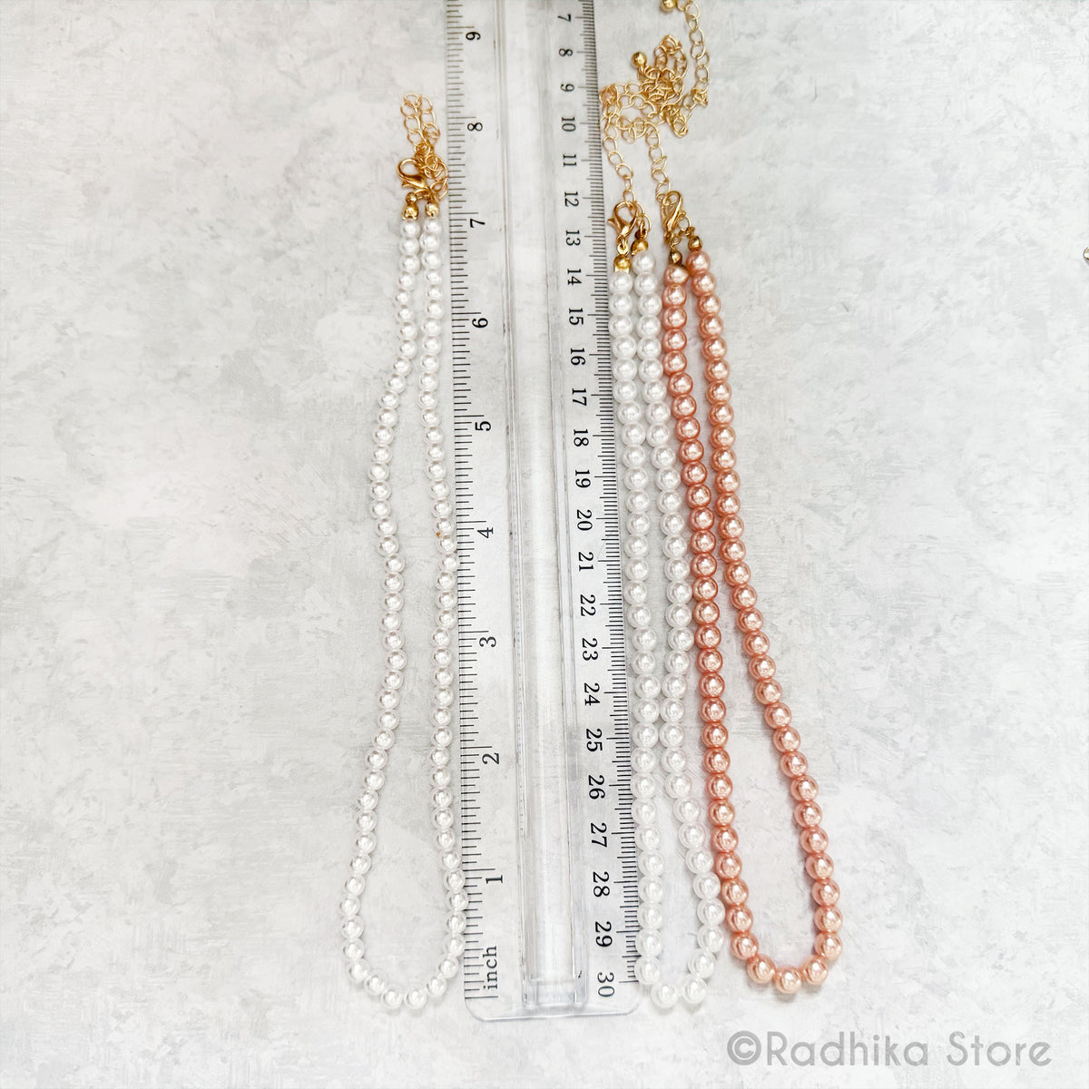 Small Pearls -  Deity Necklaces