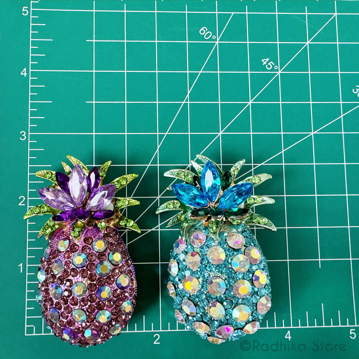 Auspicious Pineapples- Pendants-(Pins)