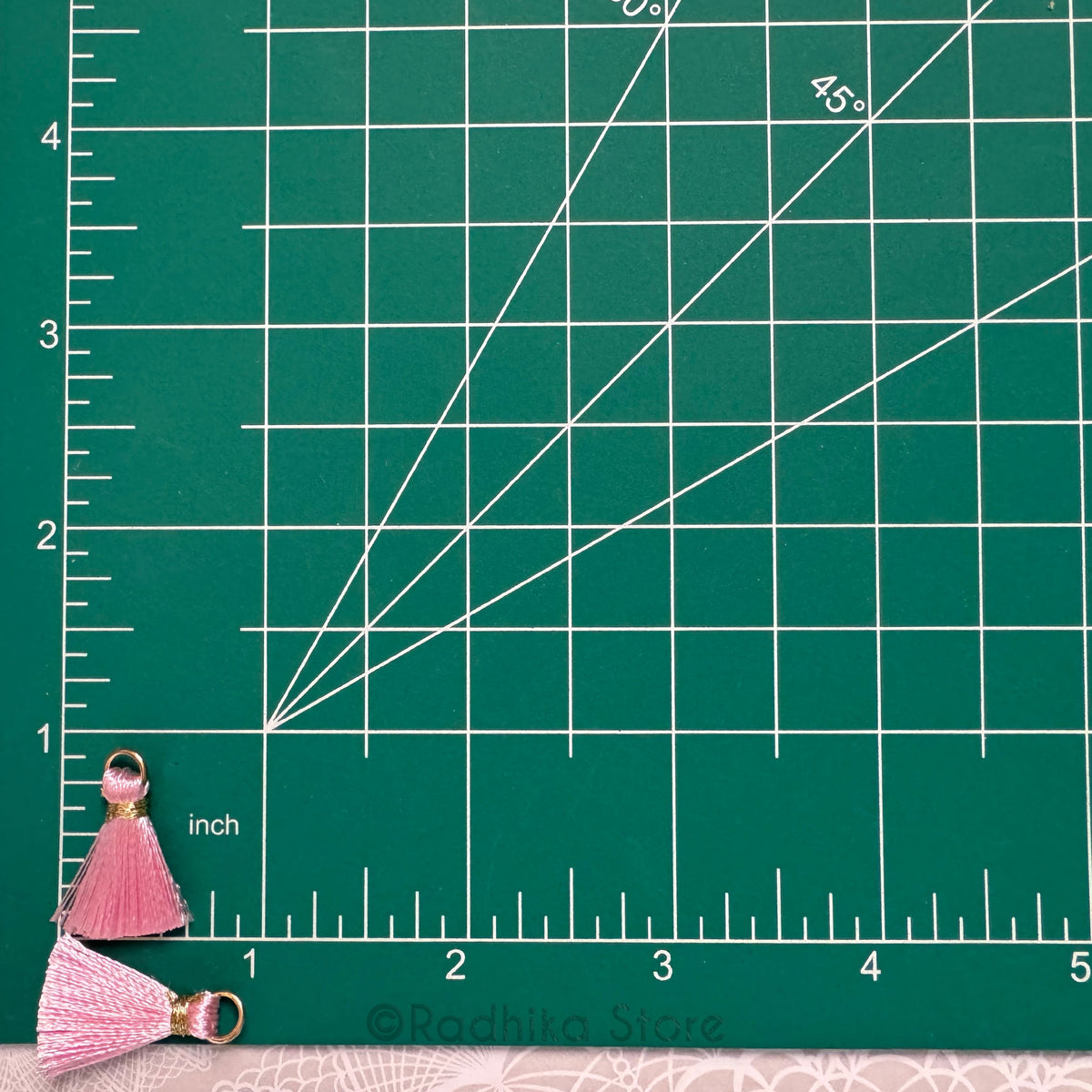 Mini Tassels - Set of 2 - Choose Color - 1 inch