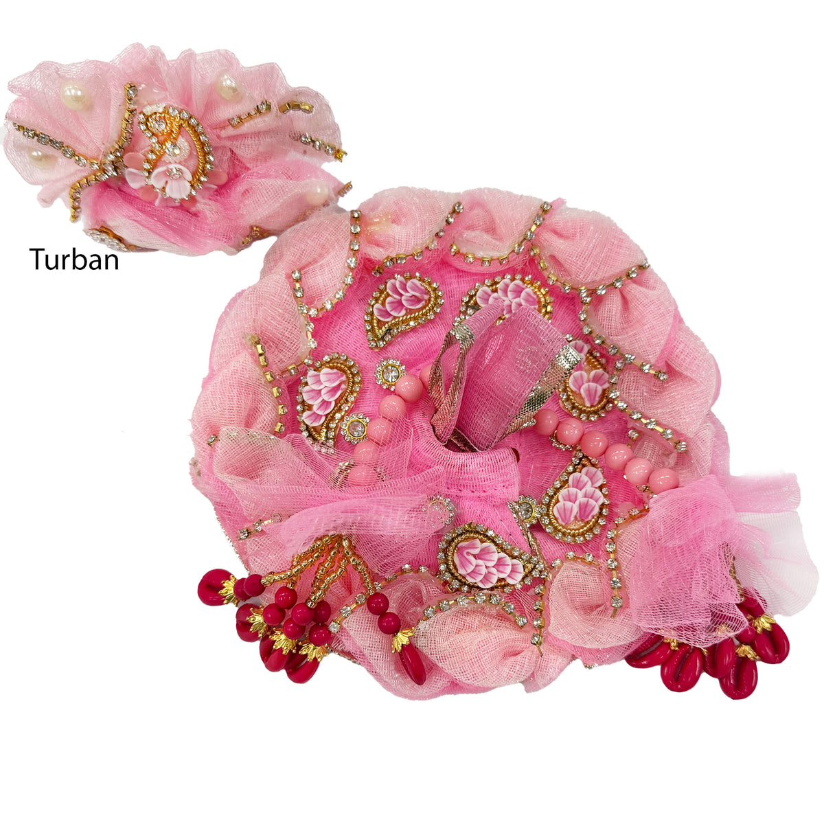 Pink Lotus - Tool Fabric- Laddu Gopal Outfit