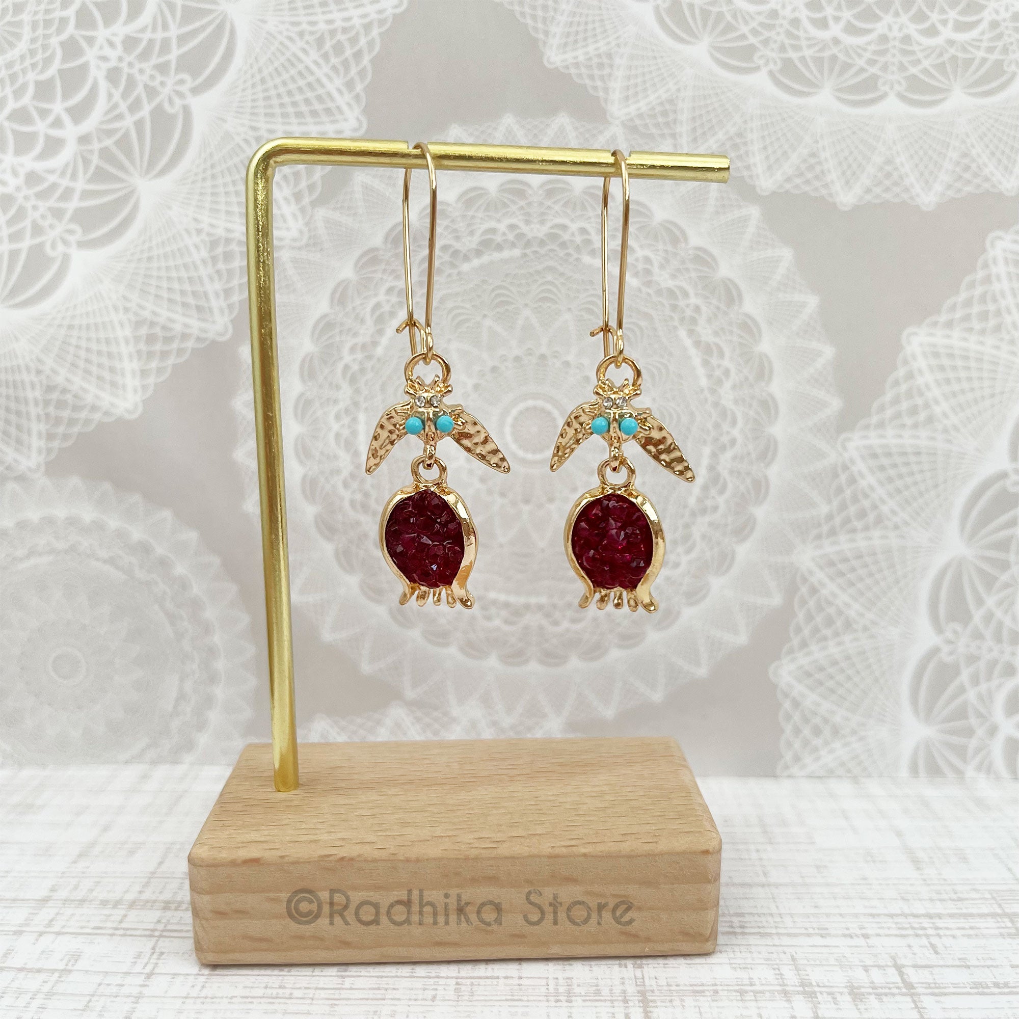 Pomegranate - Earrings