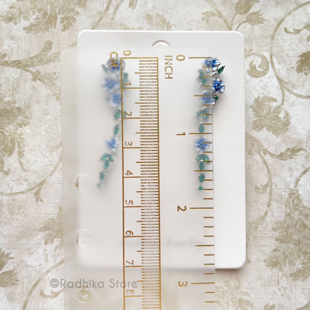 Sweet Radhika Flower Earrings