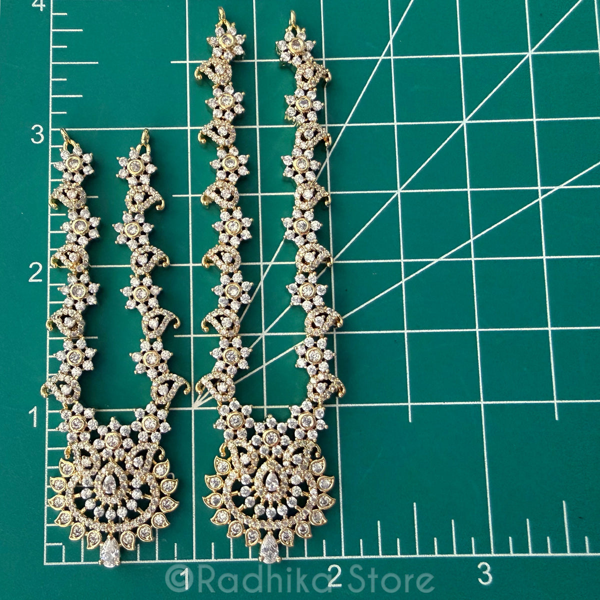 Radhikas Favorite Diamond - CZ - Deity Necklace