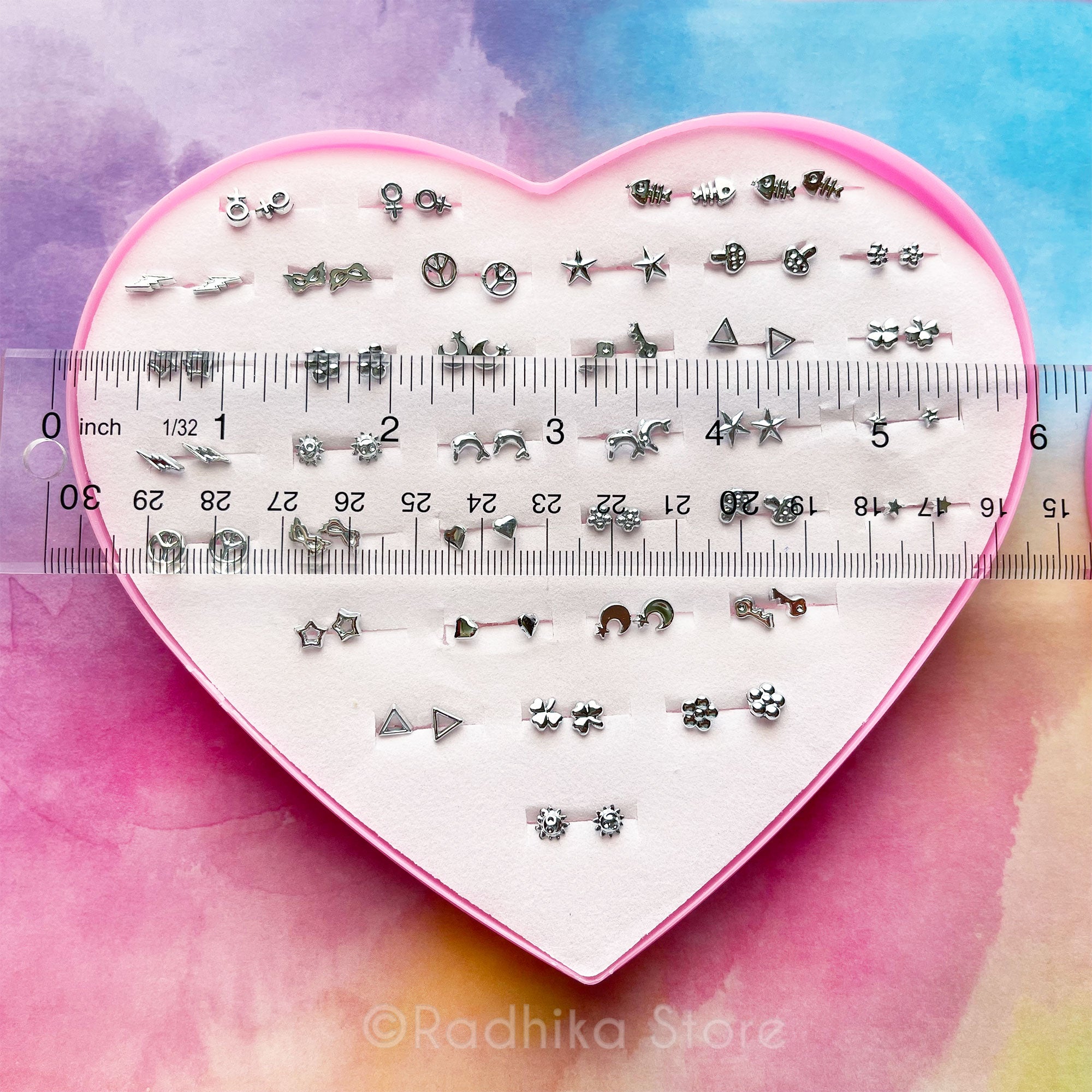 36 pair of earrings discount