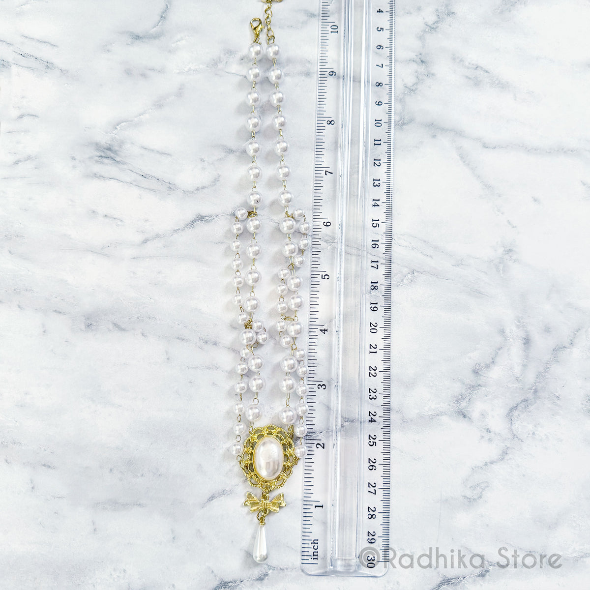 Scalloped Big Pearl Tika